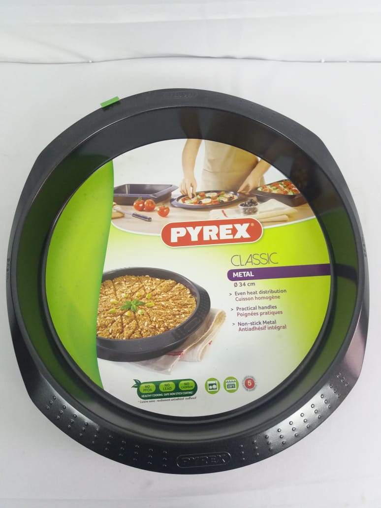 PYREX Plat à four anti-adhésif diamètre 34 cm